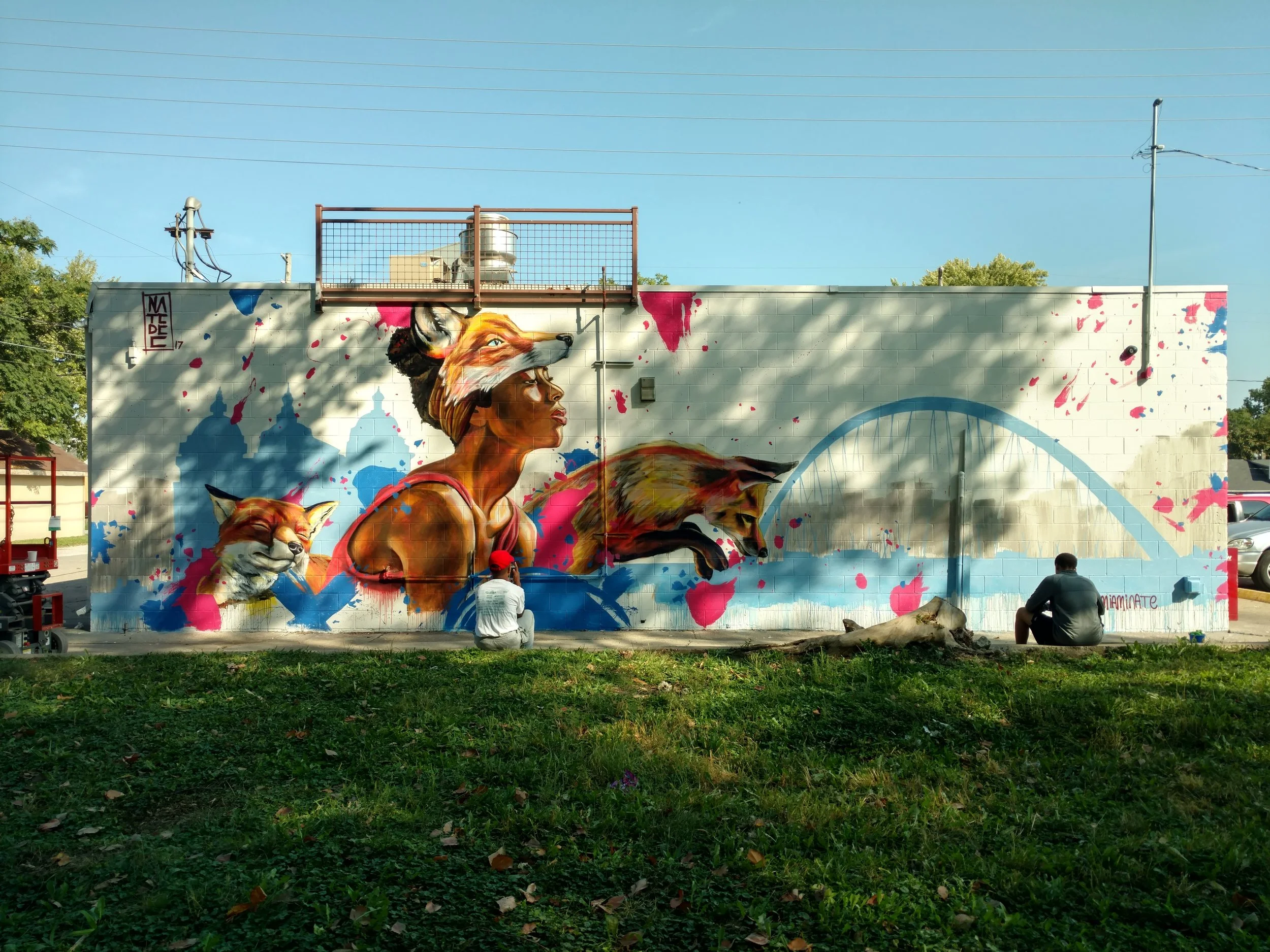 Nate Dee Shop N Save Mural - Des Moines, Iowa - September 2017