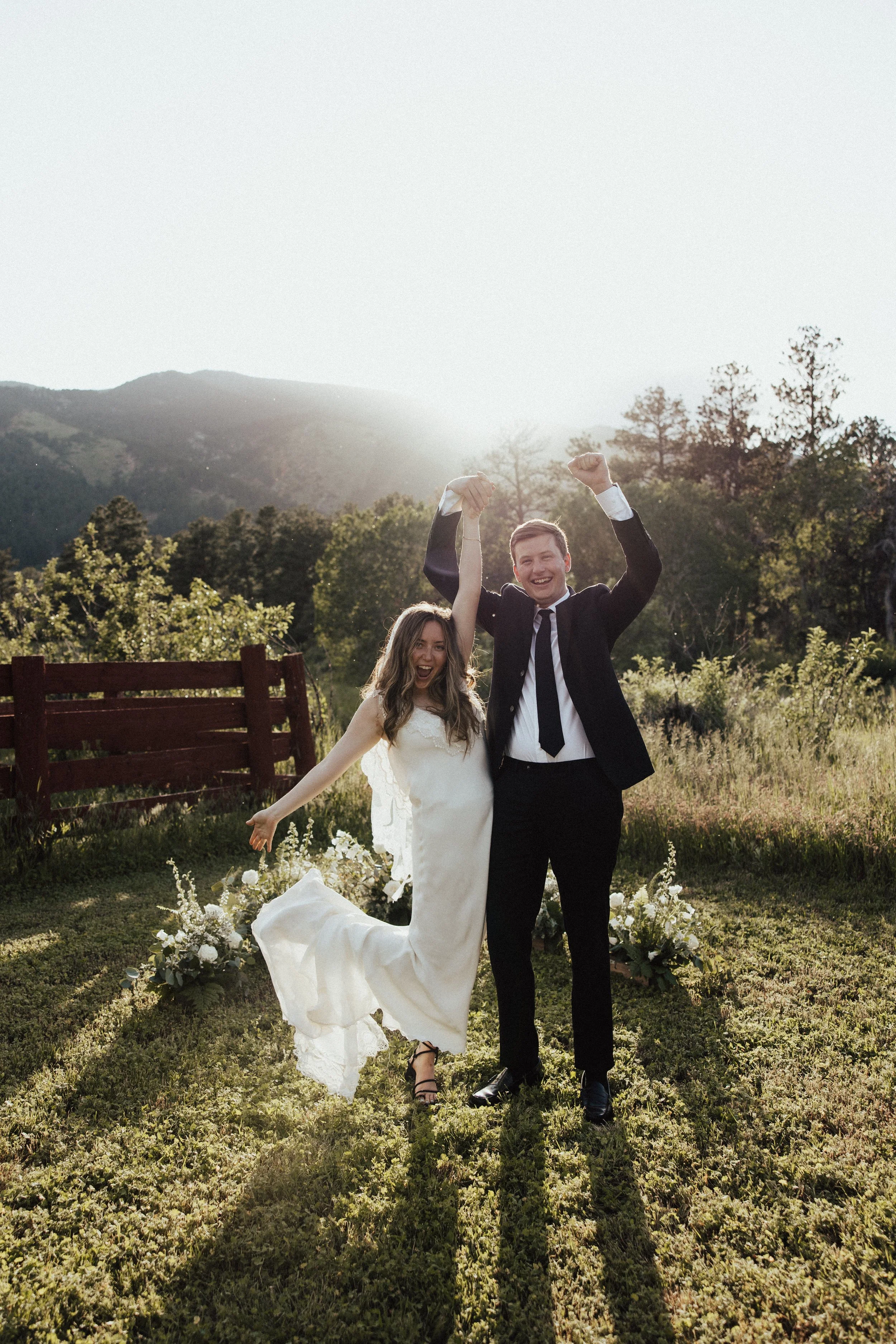 A Cottage-Core elopement in the Big Horn Mountains