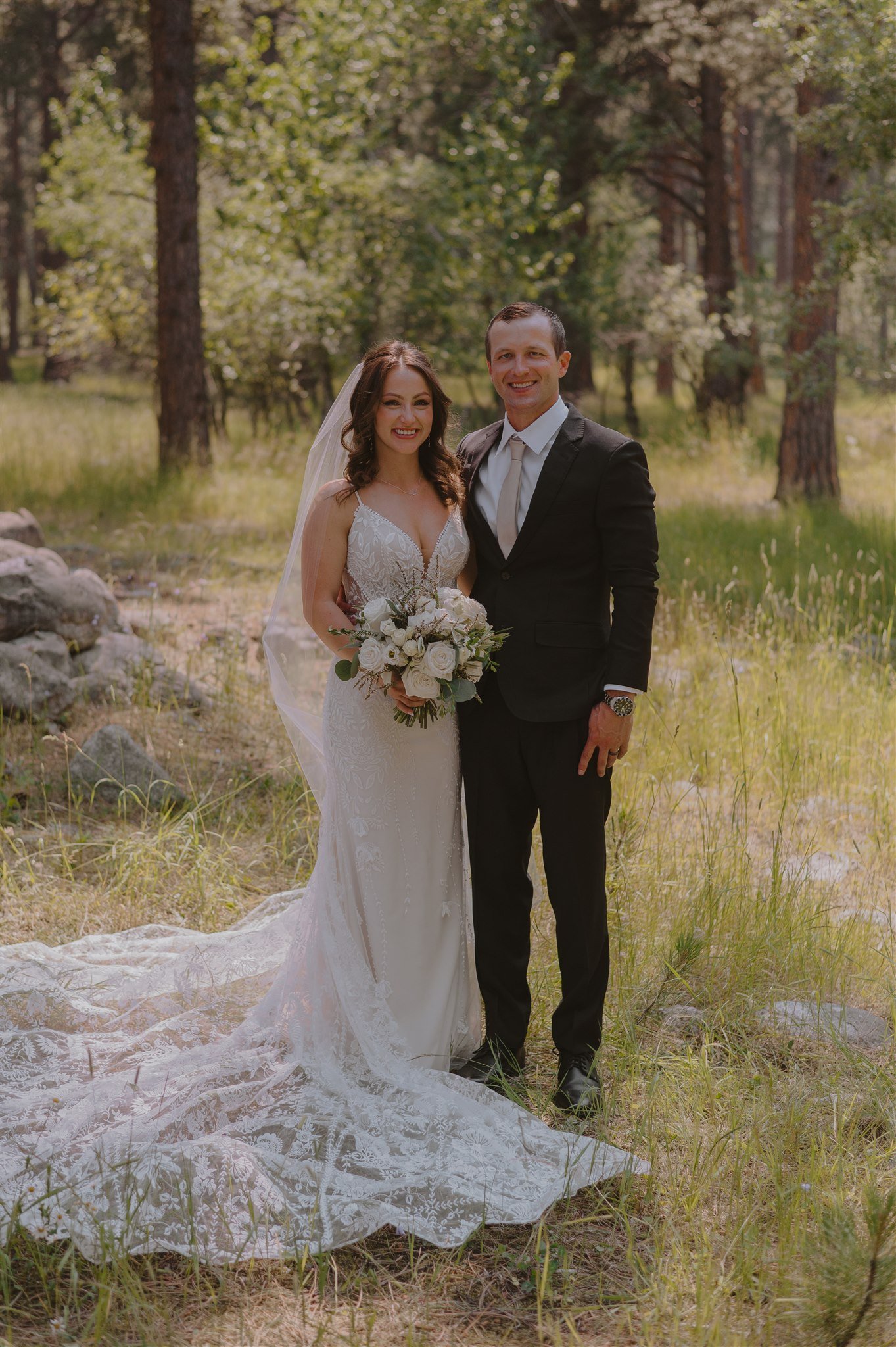 Romantic + Rustic-Chic July Wedding