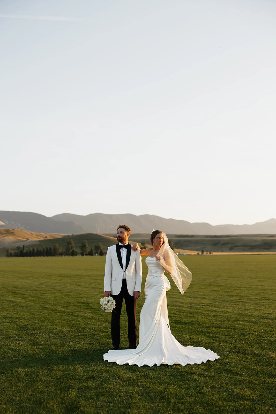 Crisp &amp; Classic White Wedding