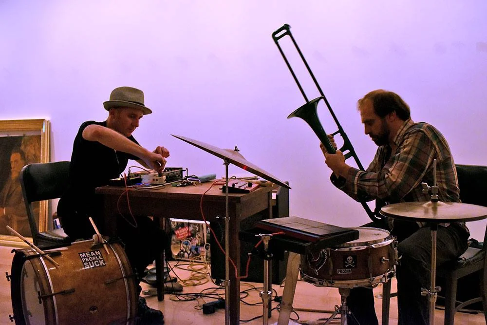 Daniel Jodocy and Dalius Naujo jammin'! &nbsp;&nbsp;Photo by Rollindust