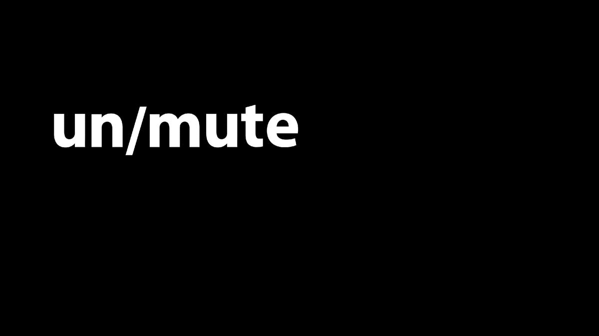 un/mute <))) artist talk + public reception — Undercurrent
