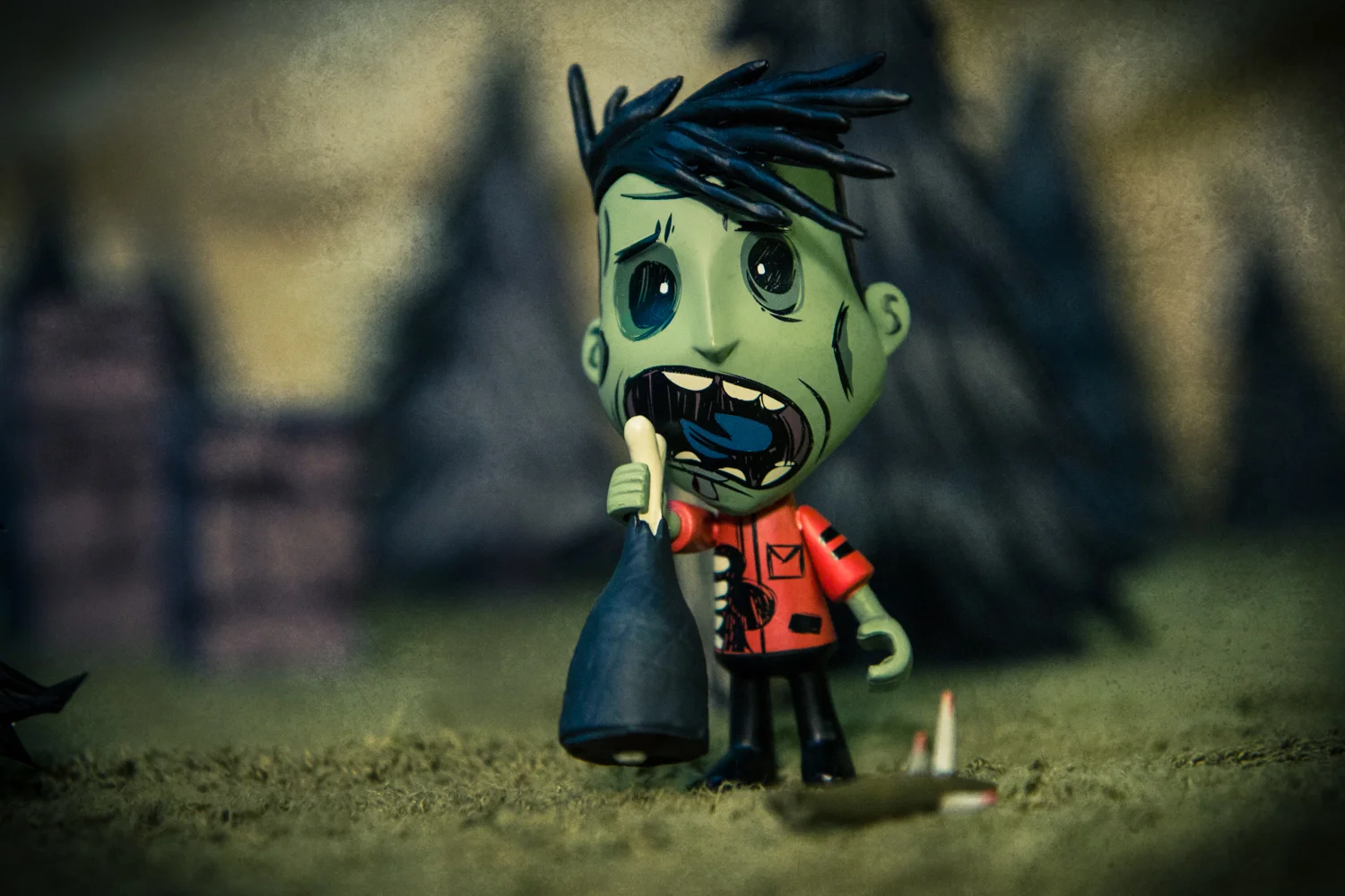 Don't Starve Zombie Wes figure