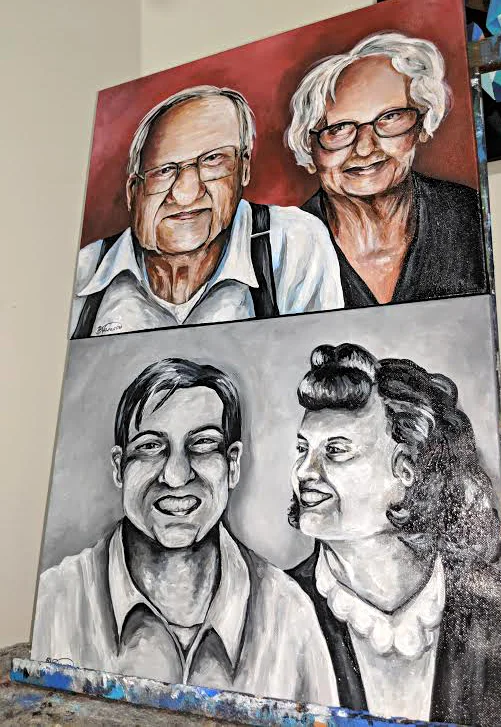 Sam and Rose through the years