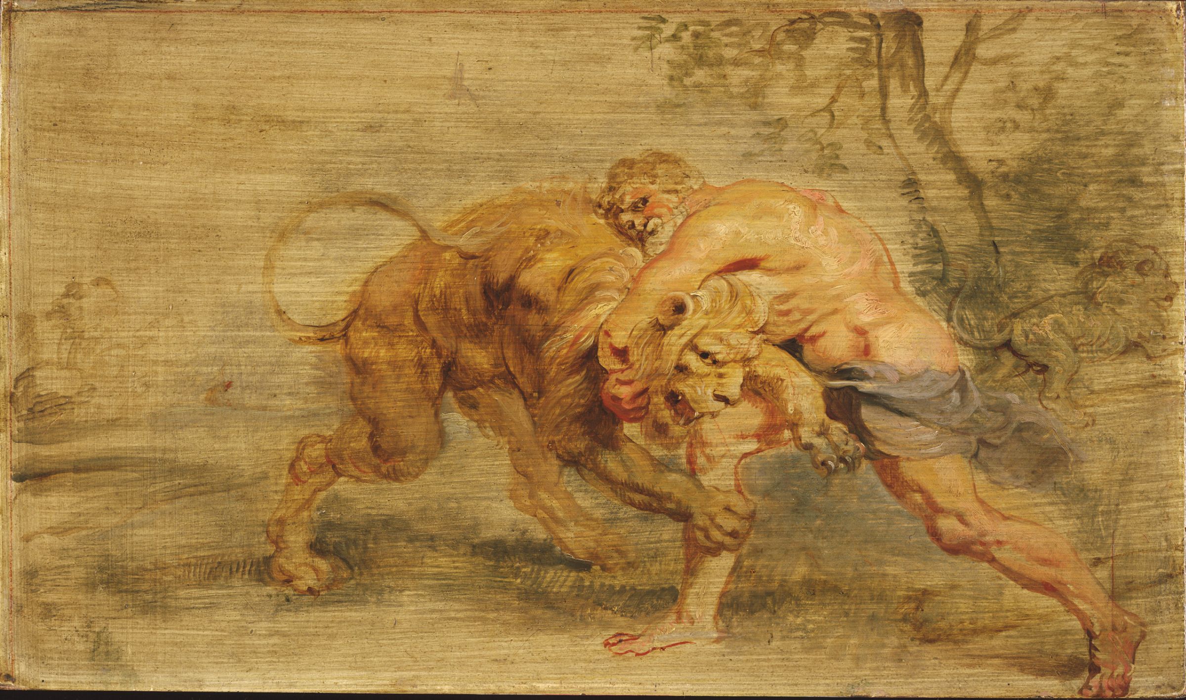 Heracles Strangling the Nemean Lion, Peter Paul Rubens, 1639