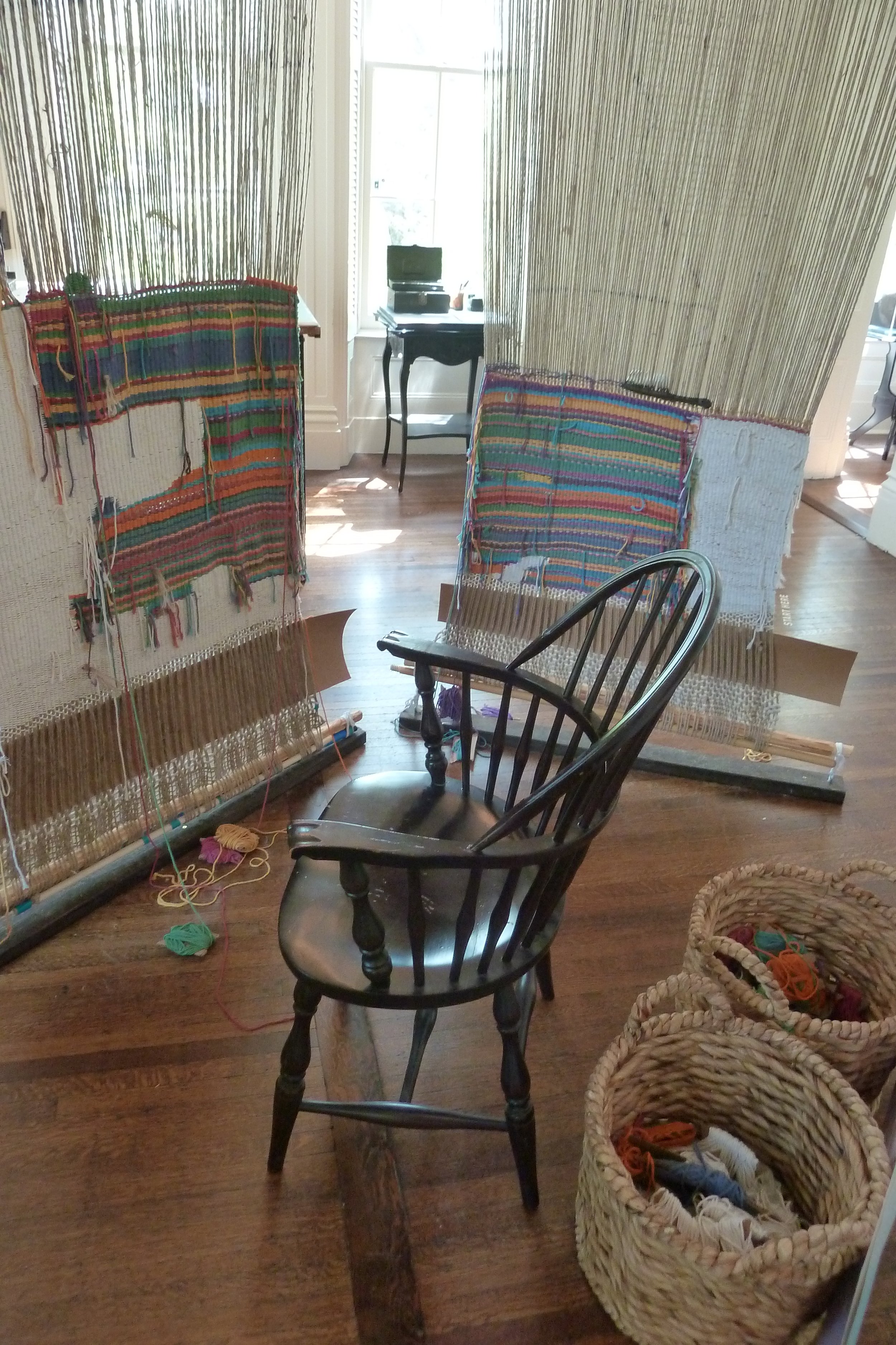 43 - Unfinished Business - Community loom chair.JPG