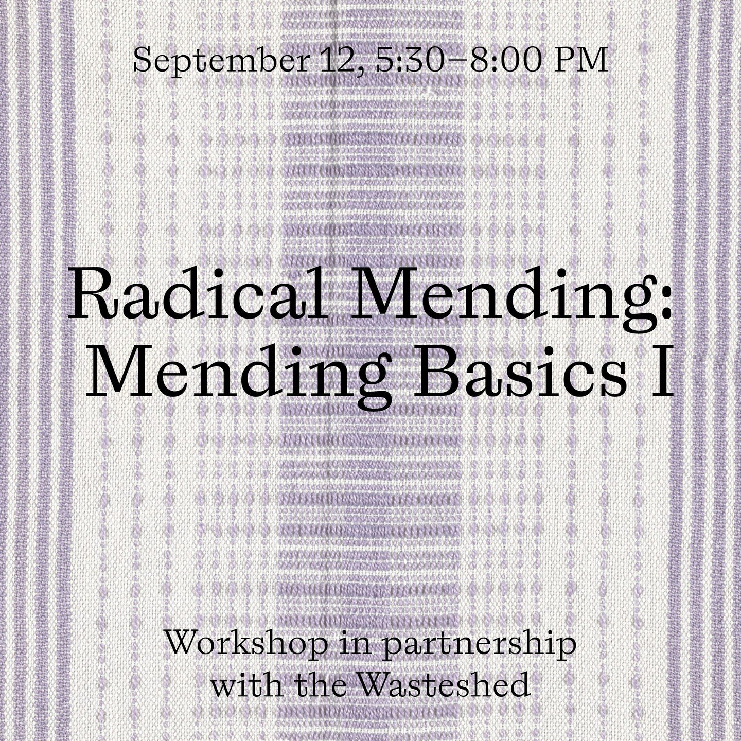 Join us for 𝙍𝙖𝙙𝙞𝙘𝙖𝙡 𝙈𝙚𝙣𝙙𝙞𝙣𝙜!

As a part of programming for the exhibition 𝘙𝘢𝘥𝘪𝘤𝘢𝘭 𝘊𝘳𝘢𝘧𝘵, the Jane Addams Hull-House Museum is partnering with @thewasteshed to present 𝘙𝘢𝘥𝘪𝘤𝘢𝘭 𝘔𝘦𝘯𝘥𝘪𝘯𝘨. The first in the series is