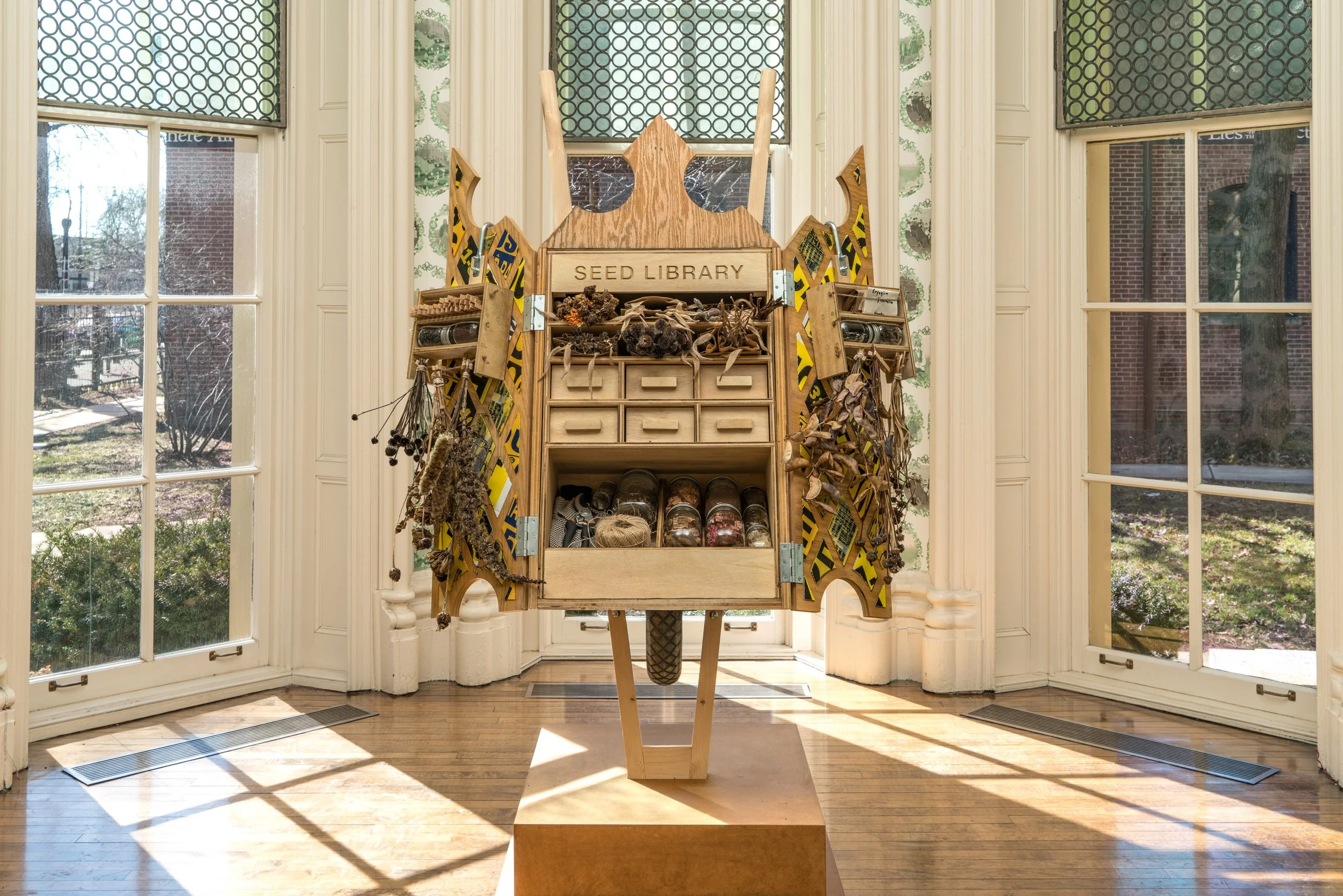  Installation views,  Perennial City: Experiments in Urban Gardening , March 19 — December 18, 2026. Jane Addams Hull-House Museum. Photography by Robert Chase Heishman for Bob.&nbsp; 