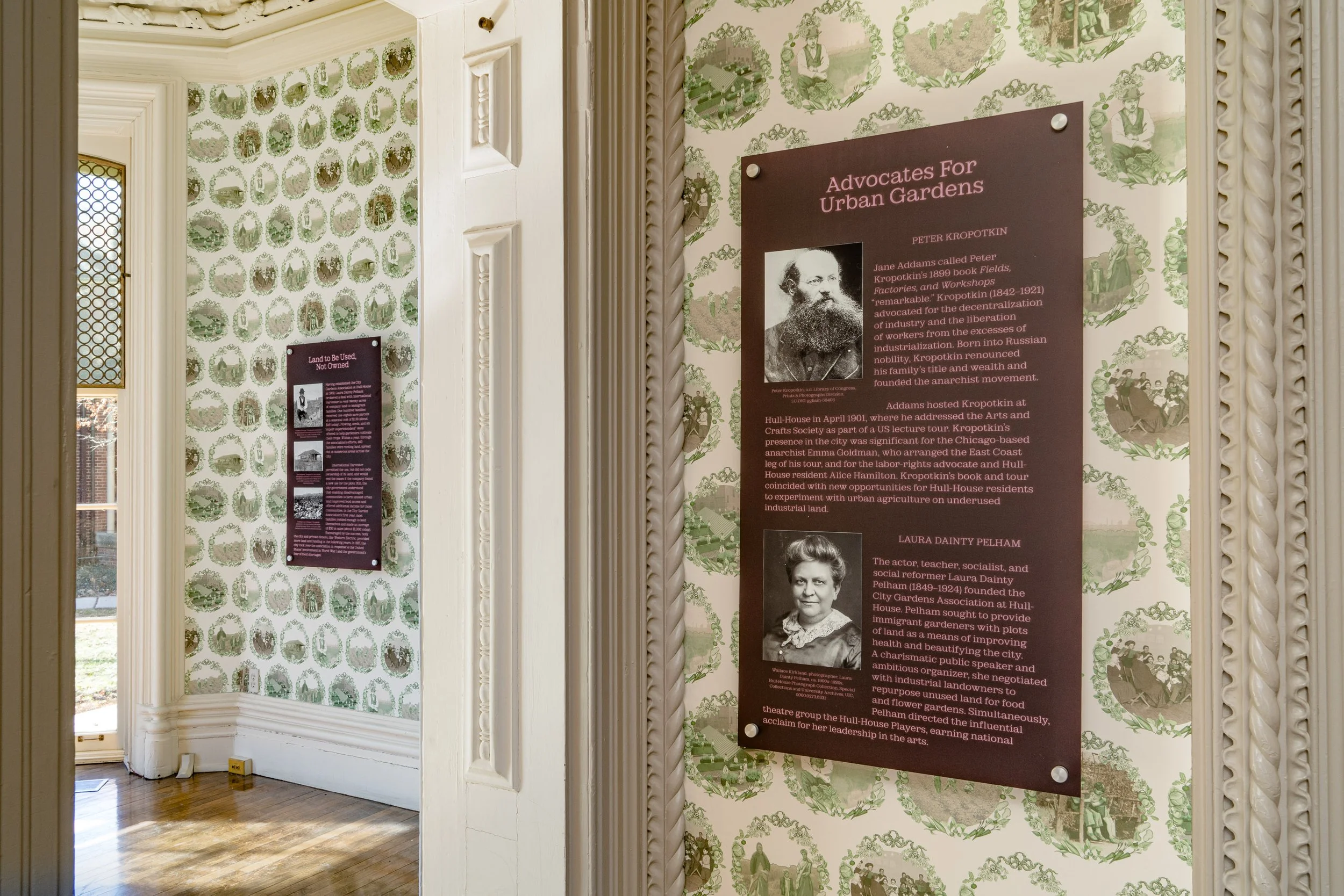  Installation views,  Perennial City: Experiments in Urban Gardening , March 19 — December 18, 2026. Jane Addams Hull-House Museum. Photography by Robert Chase Heishman for Bob. 