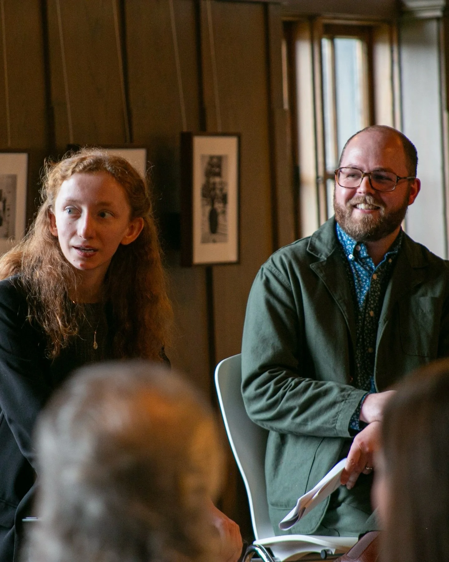 On Saturday April 4, @hullhousemuseum and @goodmantheatre showcased a special tour and conversation centered on Hull-House theatre history.

Historian Fiona Maxwell joined Hull-House associate director Matthew Randle-Bent for the program, which broug