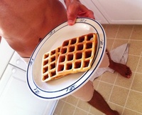 4. And always cook with your shirt off.