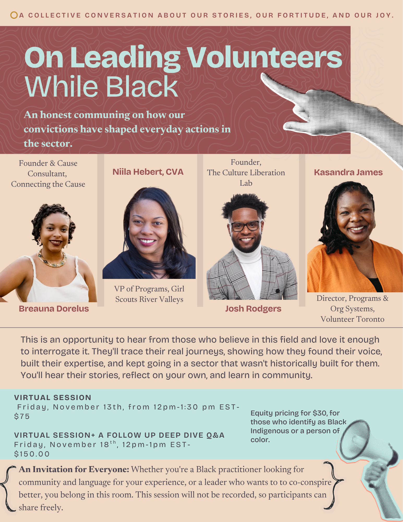 A Collective Conversation on Leading Volunteers While Black