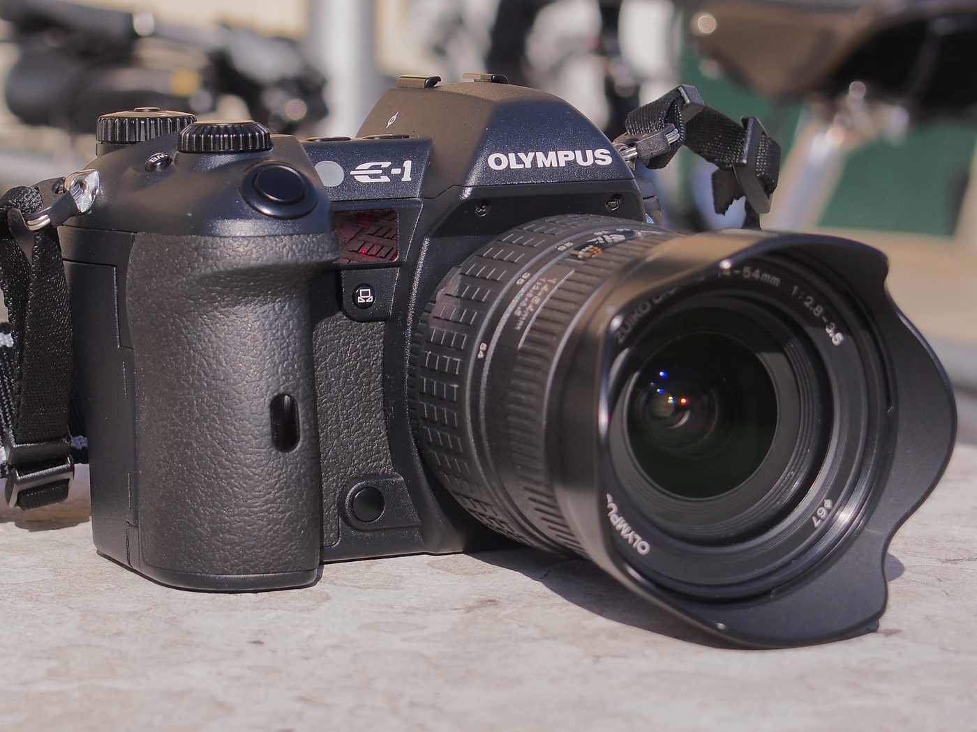 Olympus E-1 with the Zuiko Digital 14-54 f/2.8-3.5