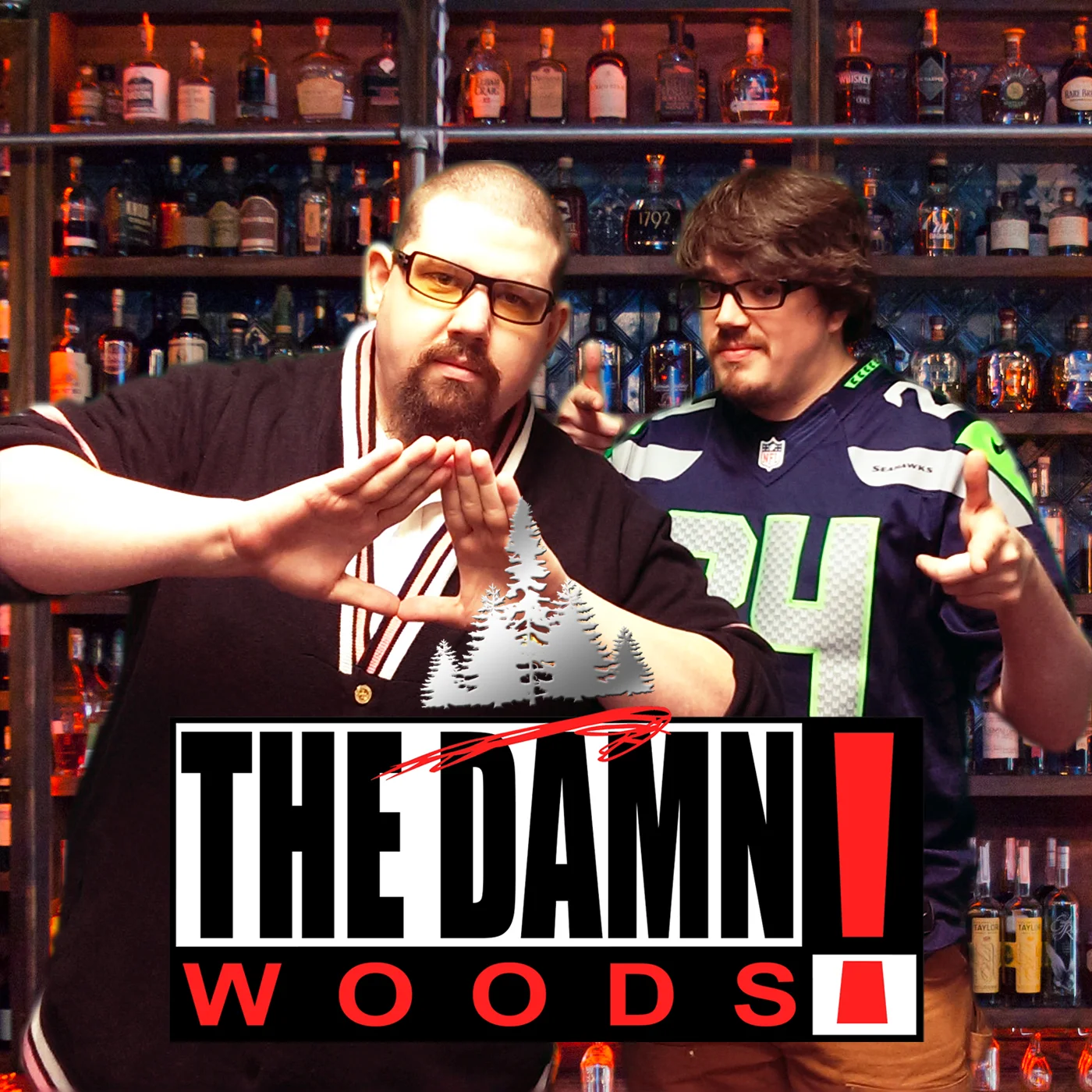 The Damn Woods podcast artwork