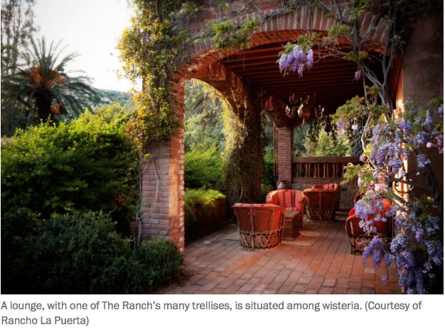 A Thrill that two of my photos were used to illustrate a travel story in the Washington Post about Rancho La Puerta - a little bummed to not get a photo credit, but hey, visits to RLP are enough!!!