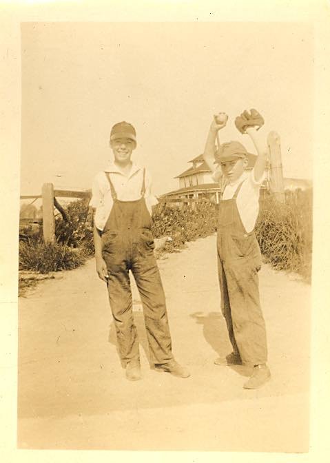 Anderson boys & house in background.jpg