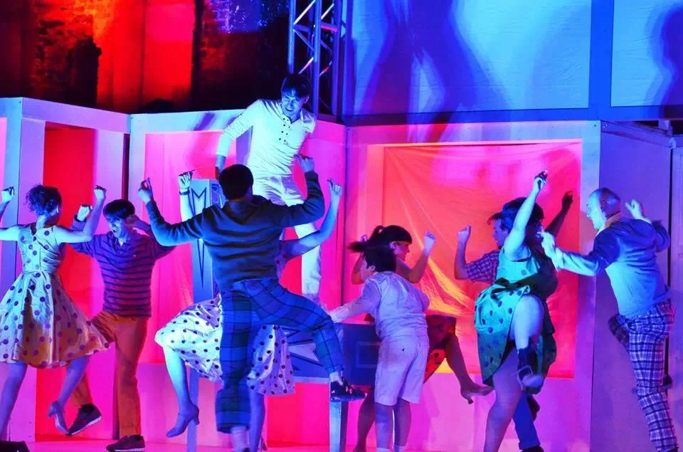 Female Ensemble in Tommy at the Short North Stage in 2014