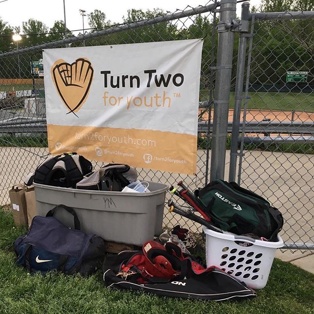 Look at all this equipment!! We had the pleasure of collecting gear at the Annual Jack Sink Invitational Baseball Tournament. This work could not have been done without the help of the tournament hosts Myers Park and East Mecklenburg High Schools. Th