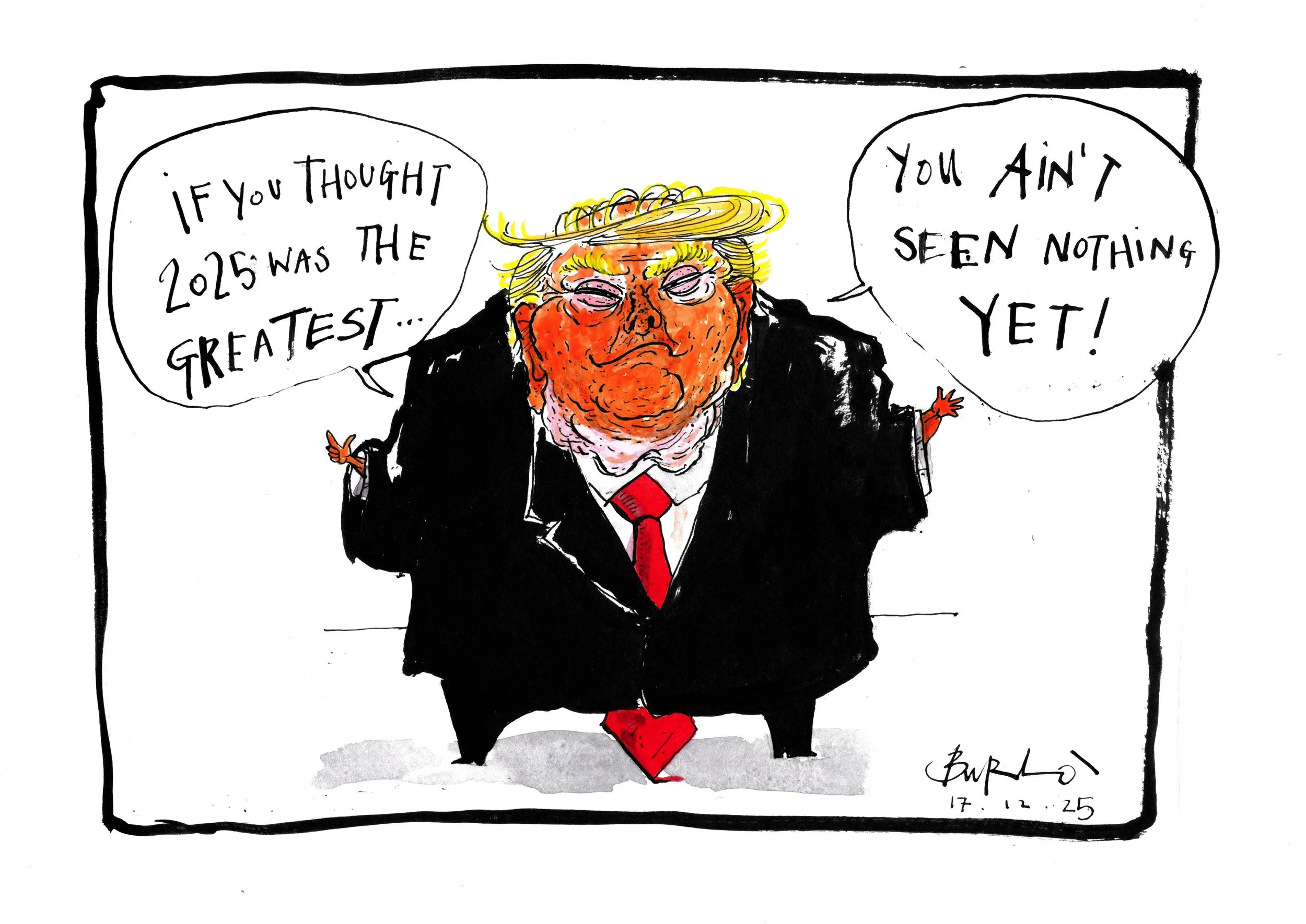 We dread to think...