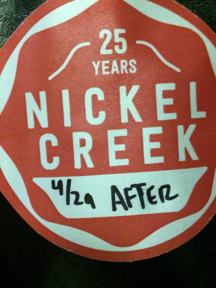 My backstage pass for their reunion show in NYC last year!