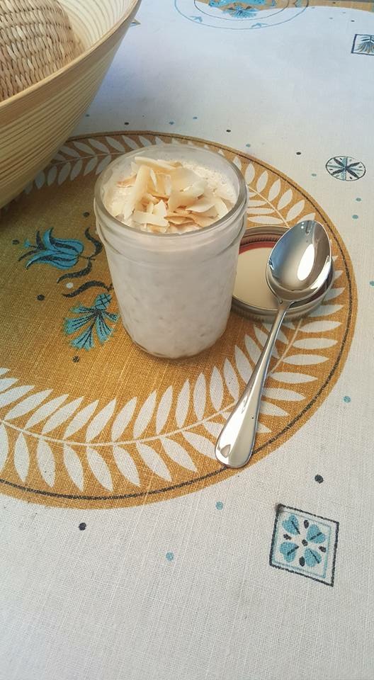 Made by my childhood bestie, Stephanie. She's taking care of herself too with overnight oats!