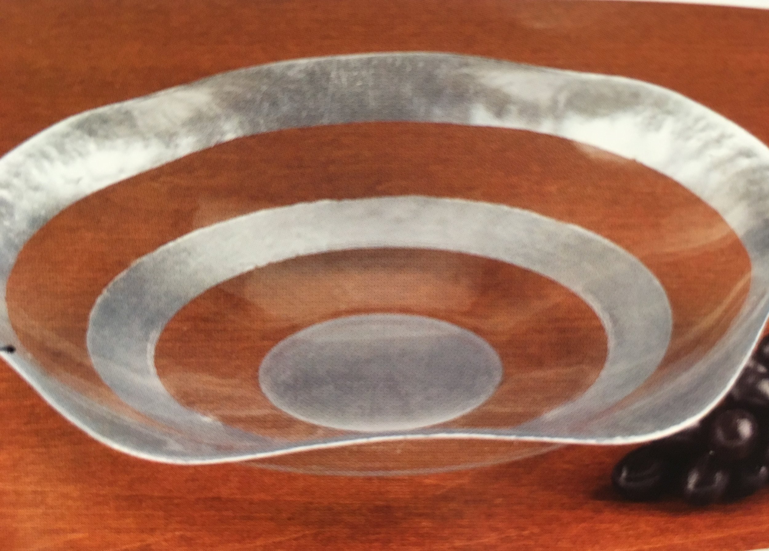 Order Number. 11. Silver glass table bowl 