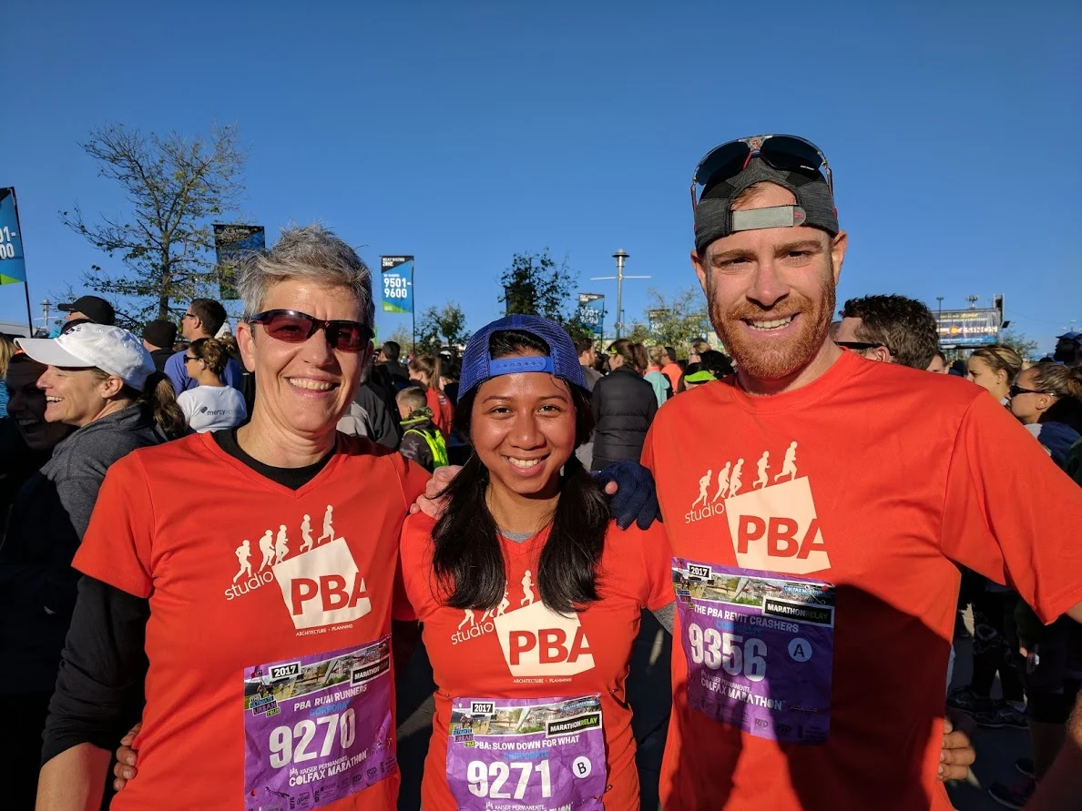 Leg 1 Runners: Kathy, Tearar & Seth