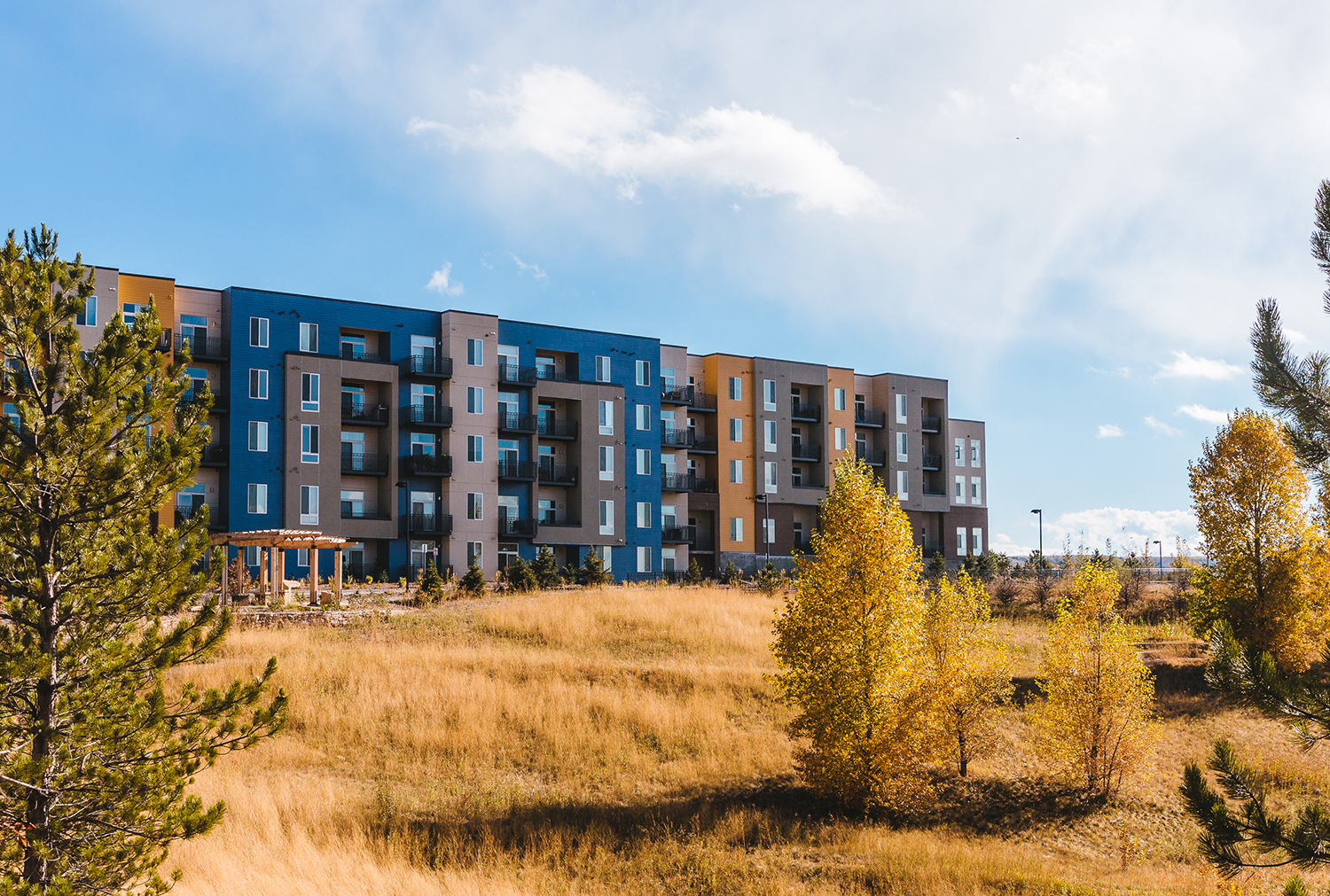   LOCATION:  LONE TREE, CO   CLIENT:  HOLLAND PARTNER GROUP   SIZE:  230 UNITS   DENSITY:  67.1 DU/ACRE   PARKING:  349   BUILDING TYPE:  WOOD FRAME   CONSTRUCTION:  TYPE VA, 4-STORY  MORE INFO+ 