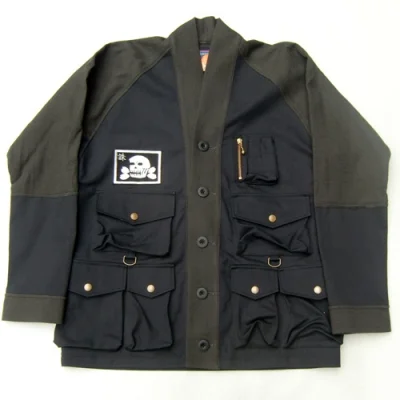 theleftist:

.blackmeans ‘70gj159-1 hunting hanten jacket’