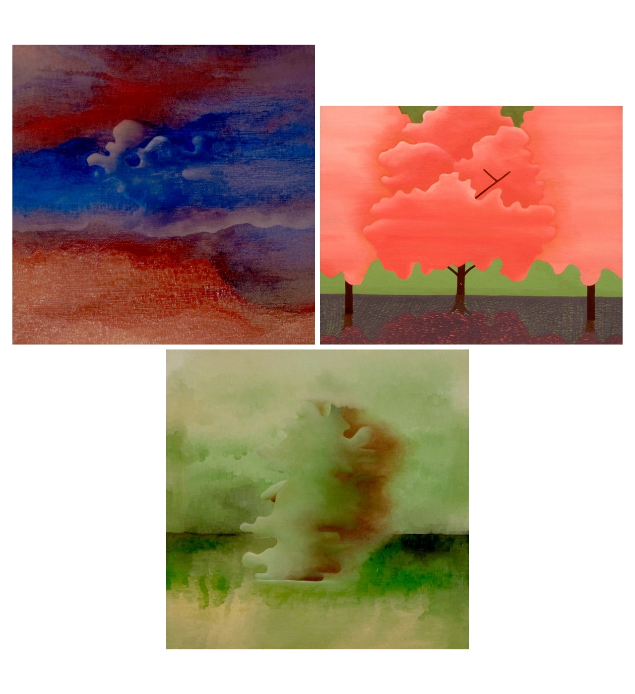 efedra:

Akiyoshi Osumi
1. Mountainscape in the Early Morning, 2008
2. Sakurascape, 2008
3. Waterspout, 2008