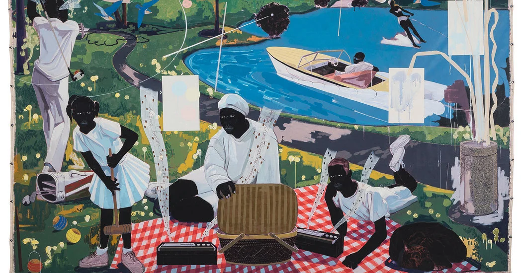 "Past Times" by Kerry James Marshall