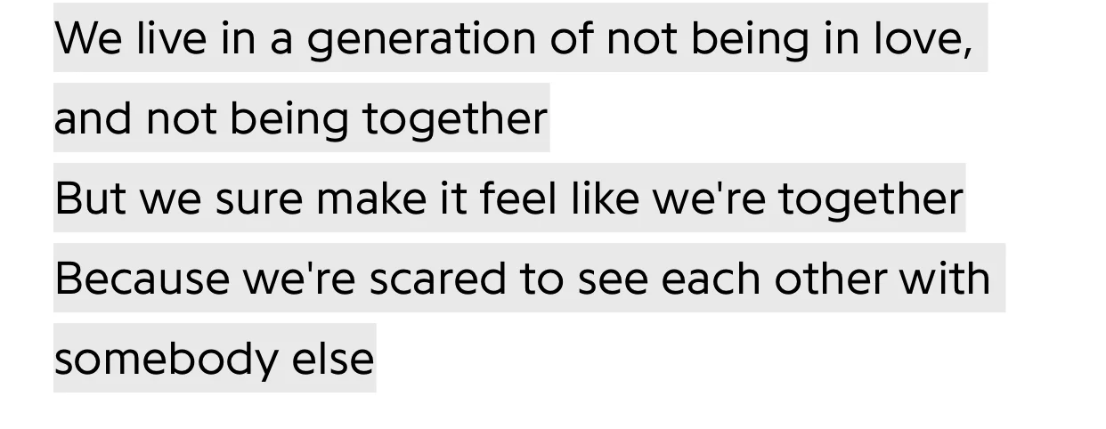lyrics from “Doing it Wrong” by Drake, from his sophomore LP “TAKE CARE”, https://tidal.com/album/14234315