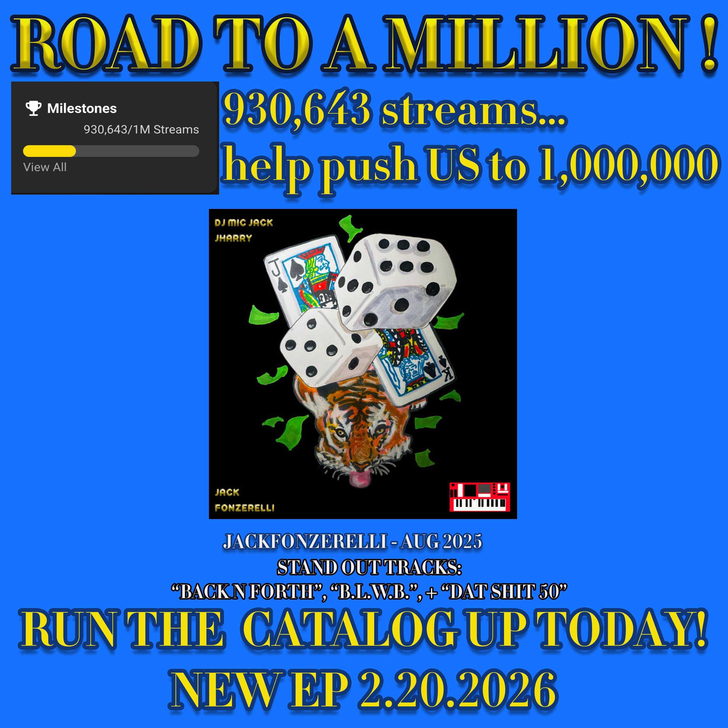 Road to a Million: JackFonzerelli V.1 Day 11 of 12 — The Partnership