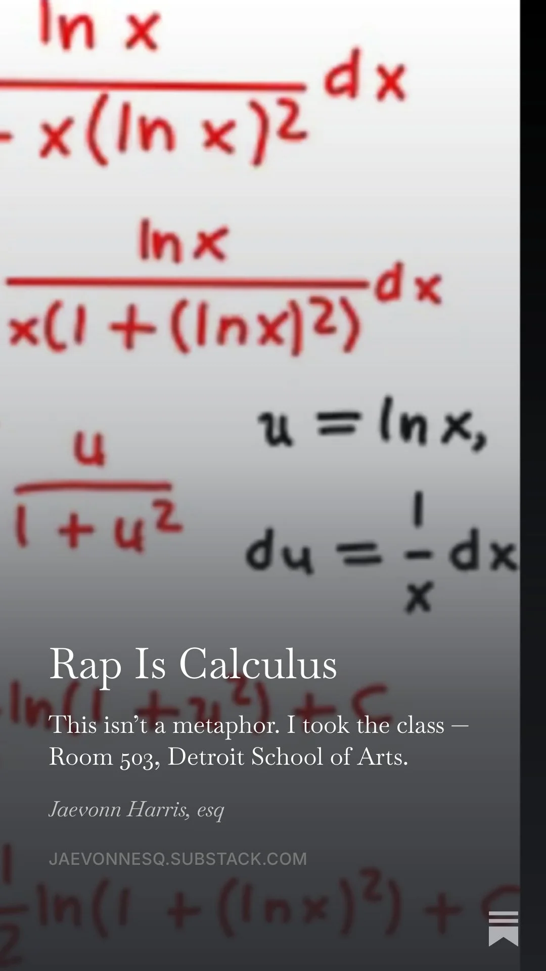 Rap Is Calculus: Rhyme is the only variable you can see. The math is everything moving under it.
