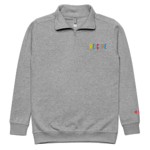 WLCM Quarter Zip Fleece – Men's Embroidered Color Block Pullover