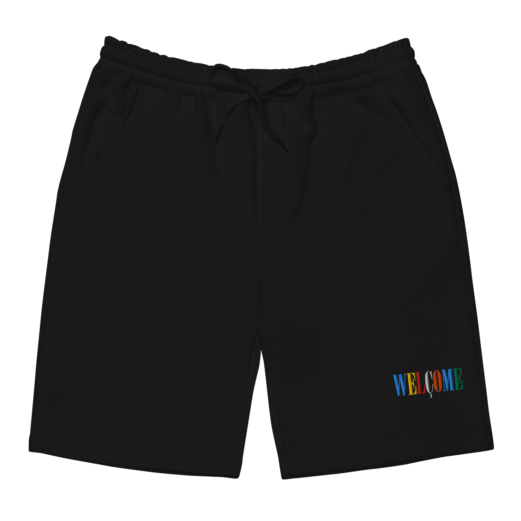 mens-fleece-shorts-black-front-6a31ee7859b58.png