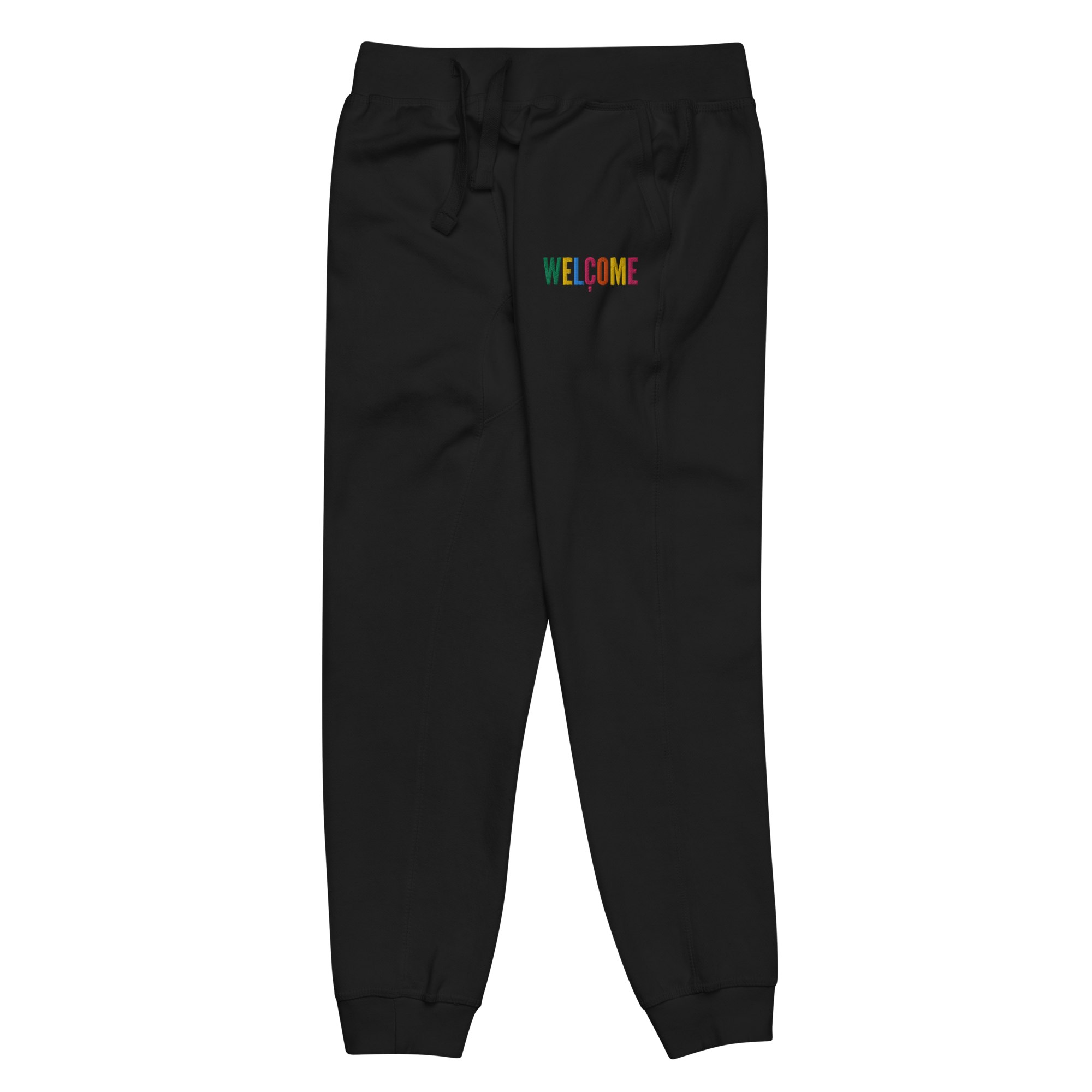 unisex-fleece-sweatpants-black-front-left-6781ad94b4732.png