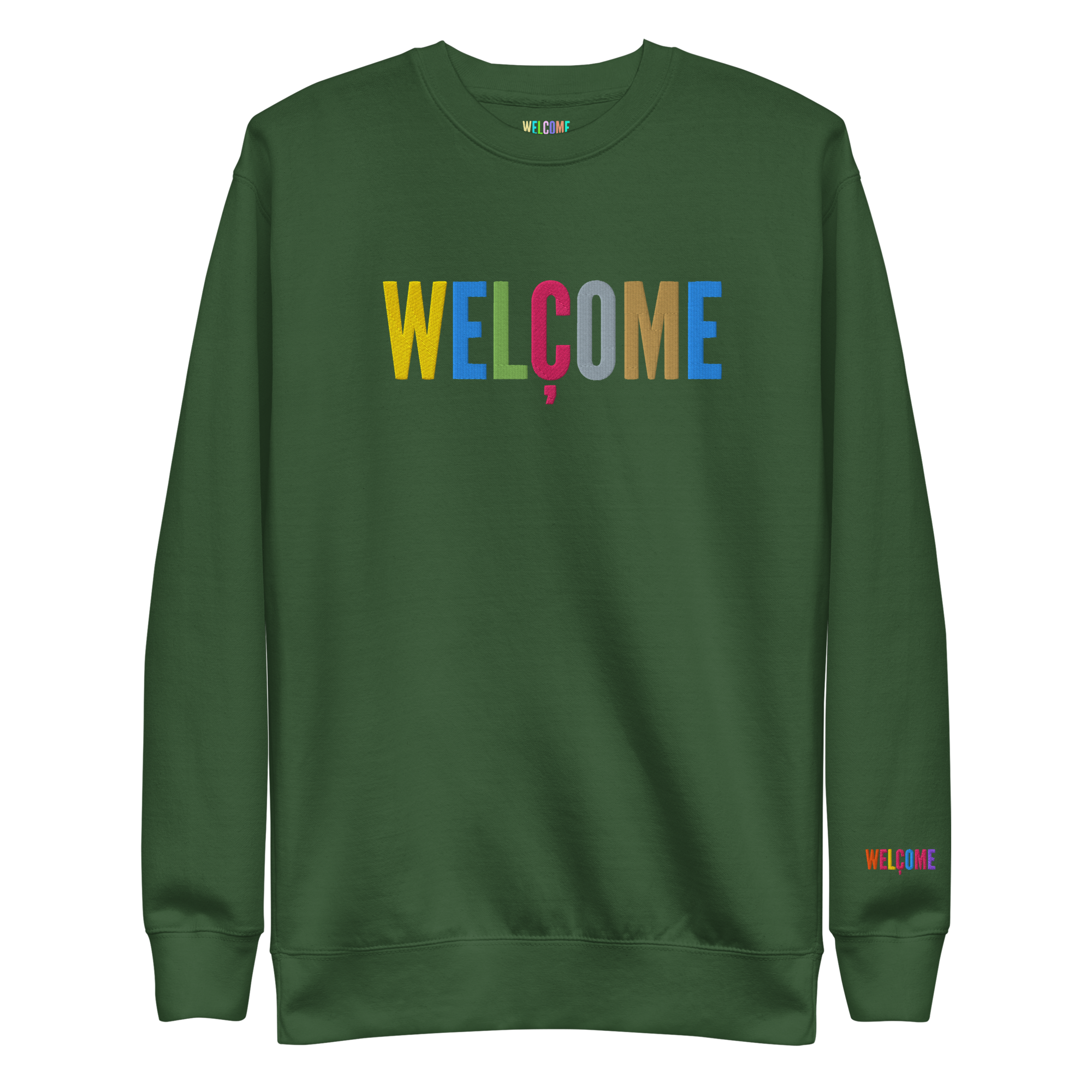 unisex-premium-sweatshirt-forest-green-front-67f54f423e19d.png