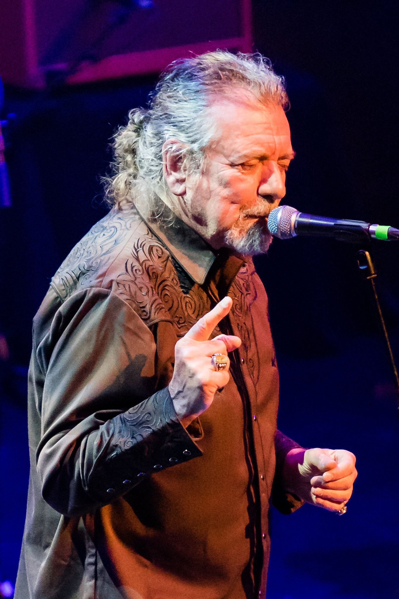 Robert Plant at the final concert