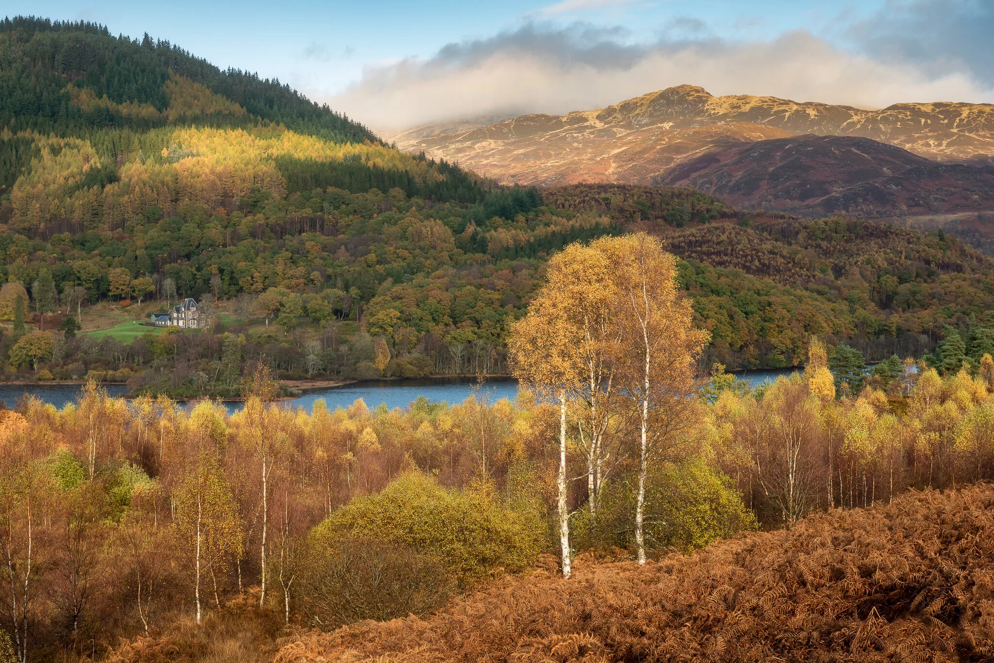 Golden Light Between the Storms