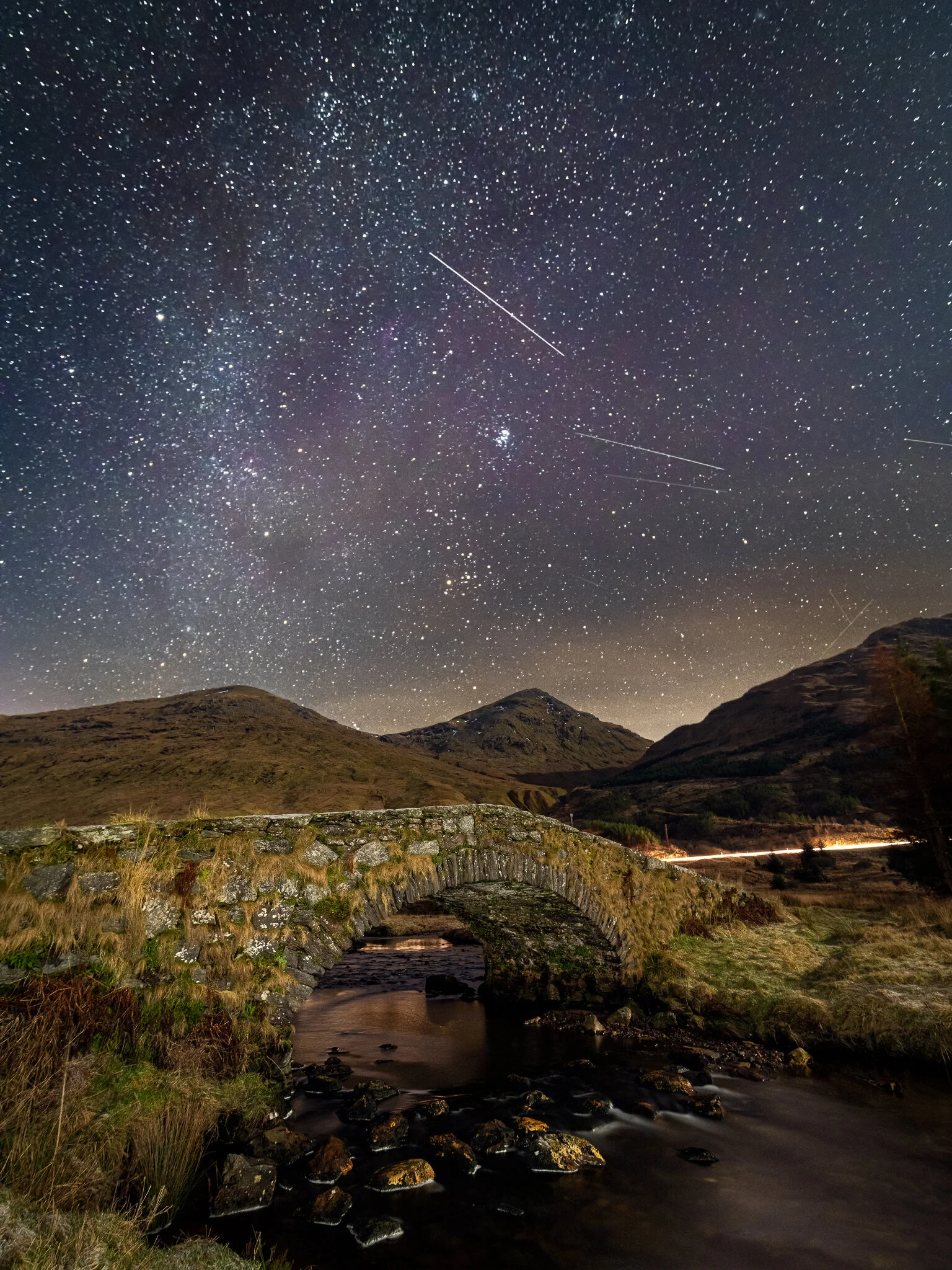 The Night Sky over Butter Bridge