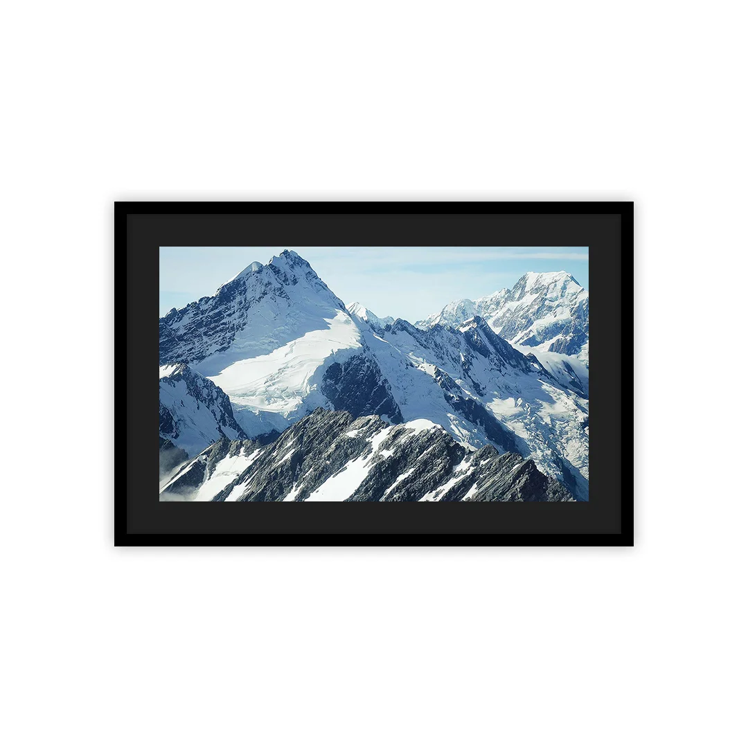 black frame black matte