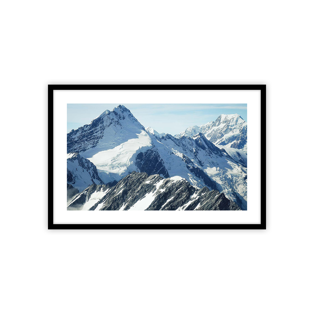 black frame white matte