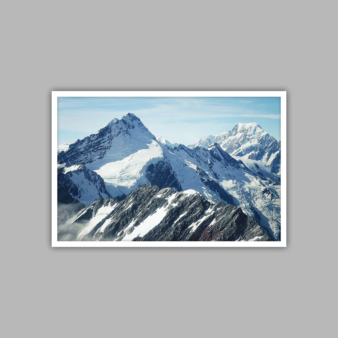 white frame no matte