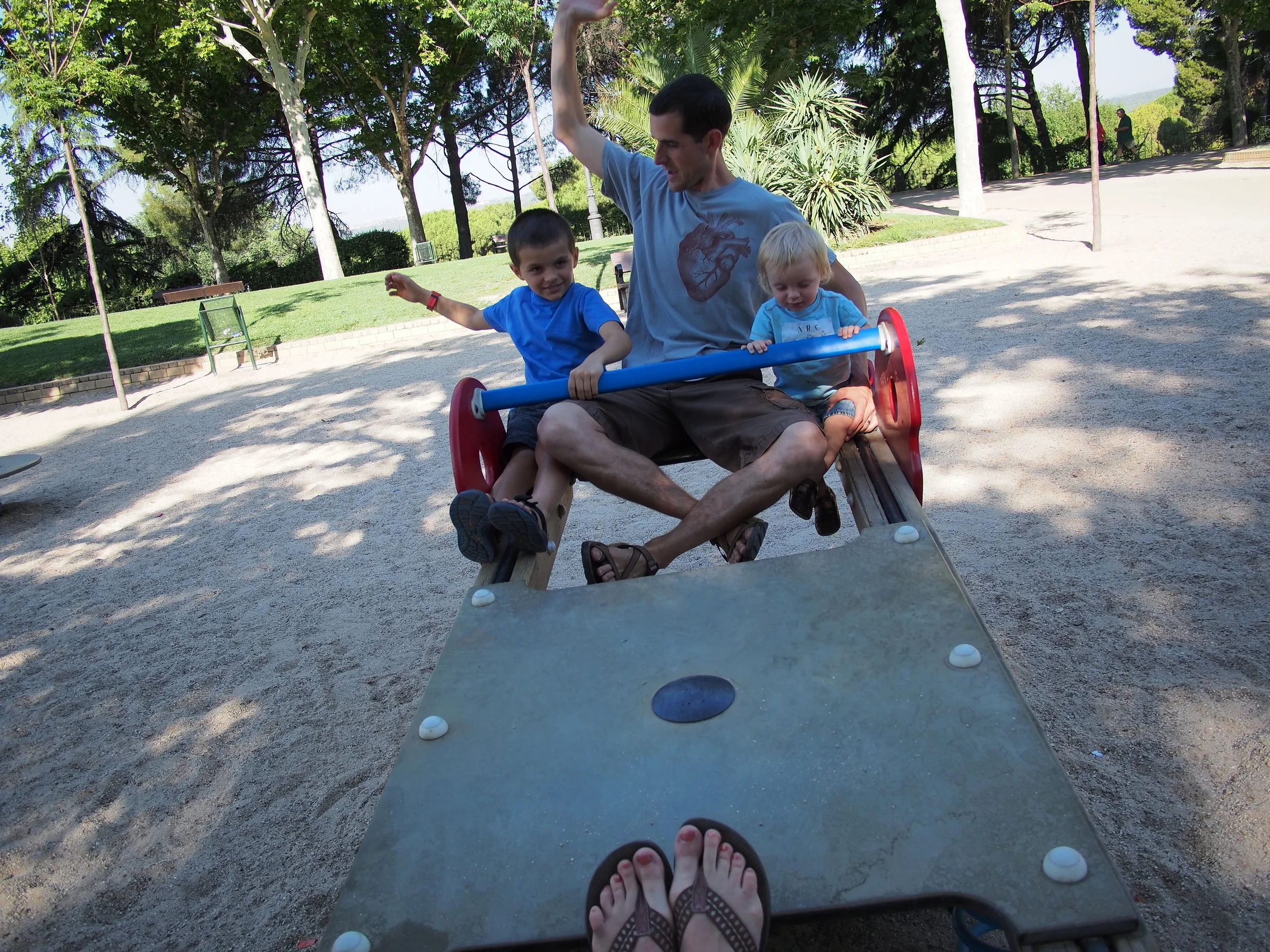  Family see-saw in Madrid 