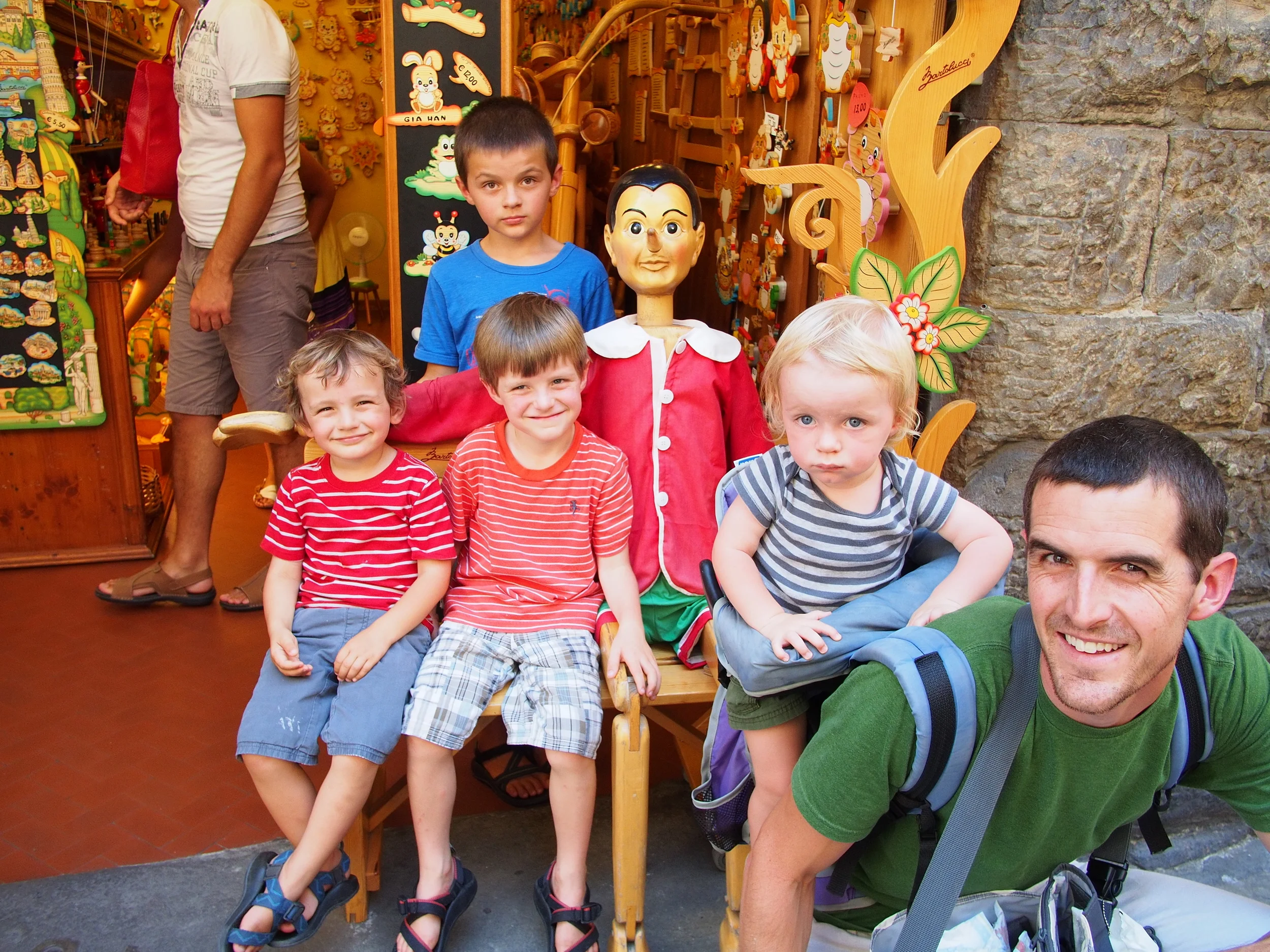  Bartolucci shop in Florence. The wood kid said I was handsome. 