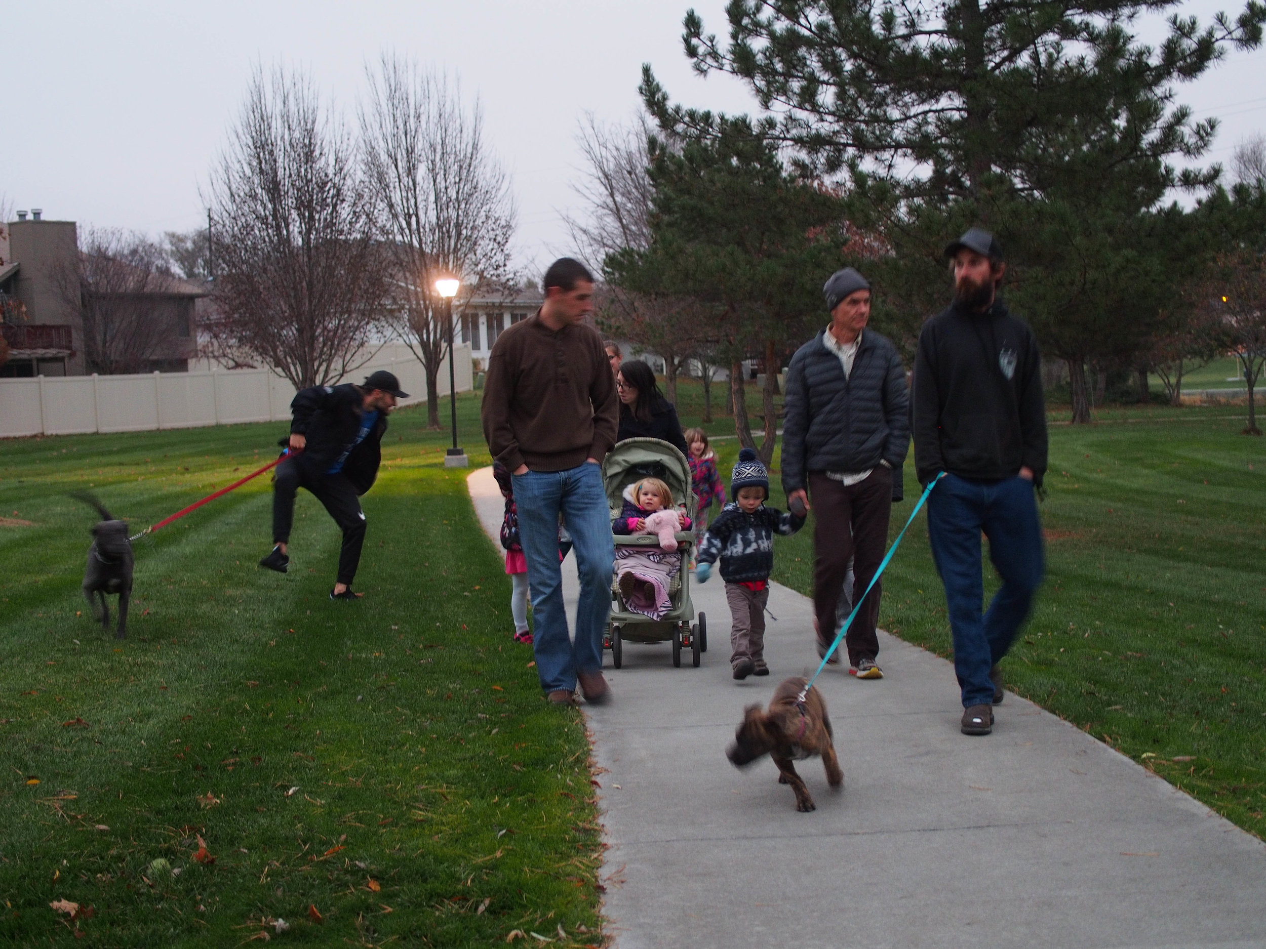 Traditional after dinner walk