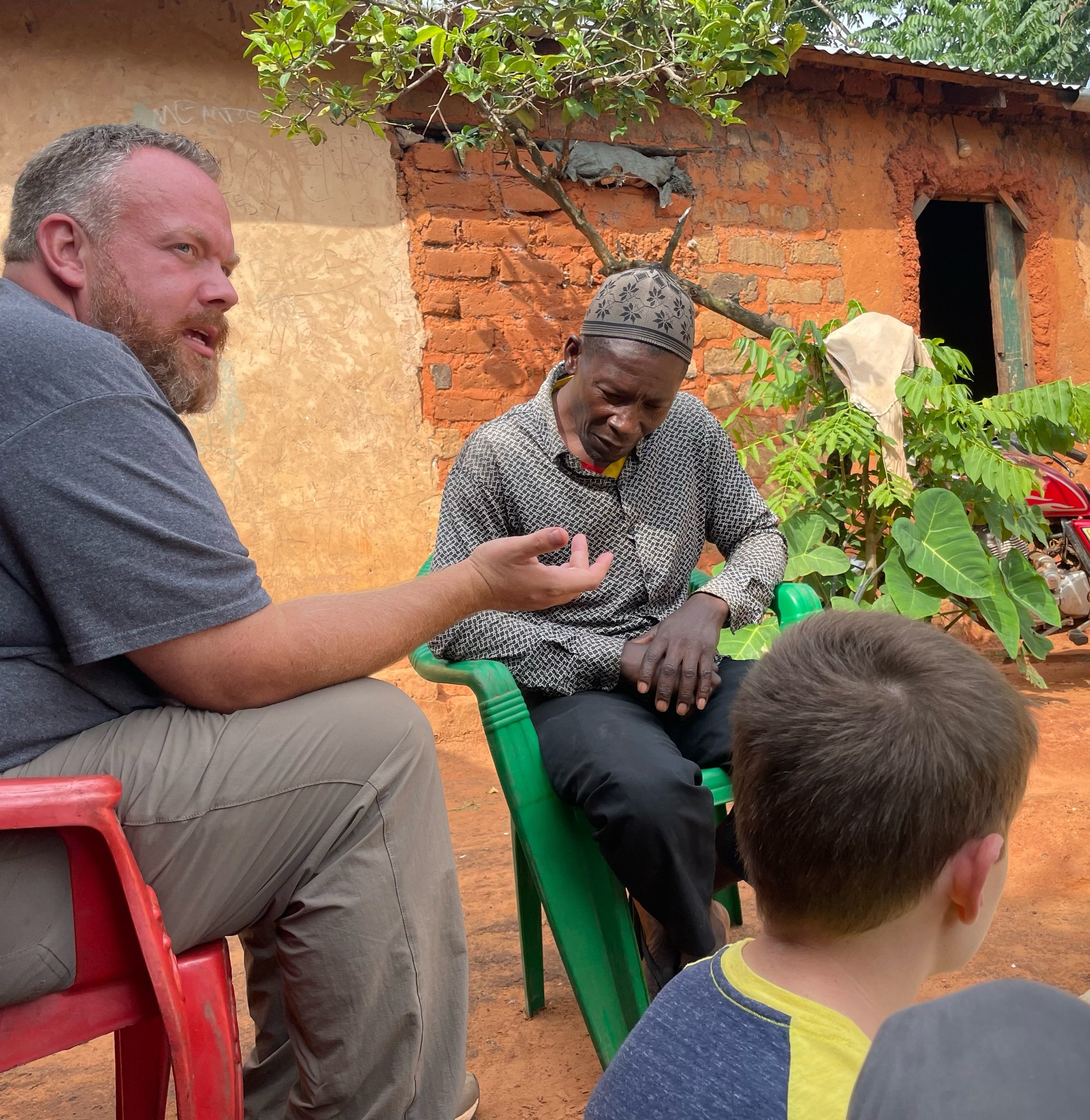 Sharing the gospel in the village