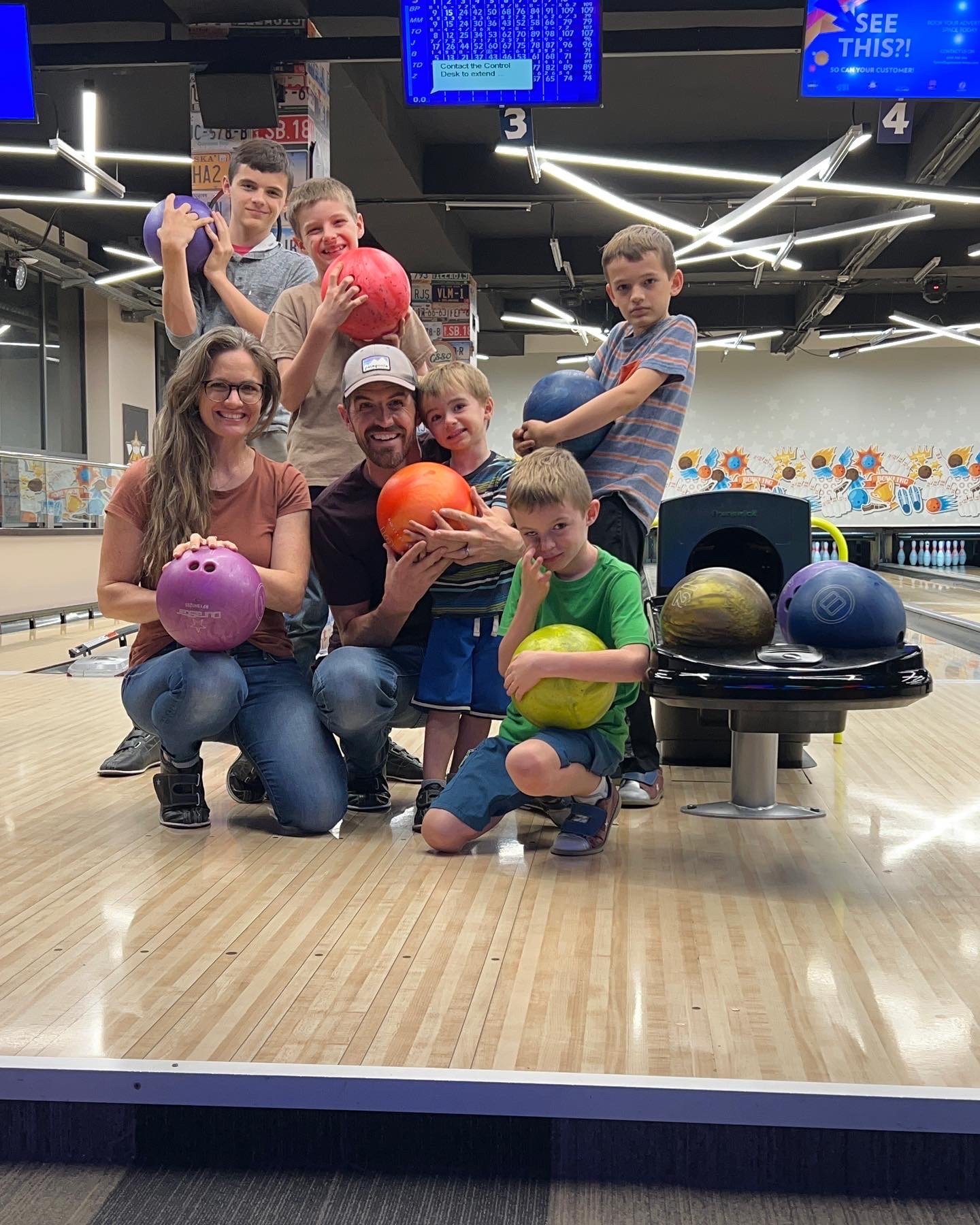 Bowling with the fam in Nairobi