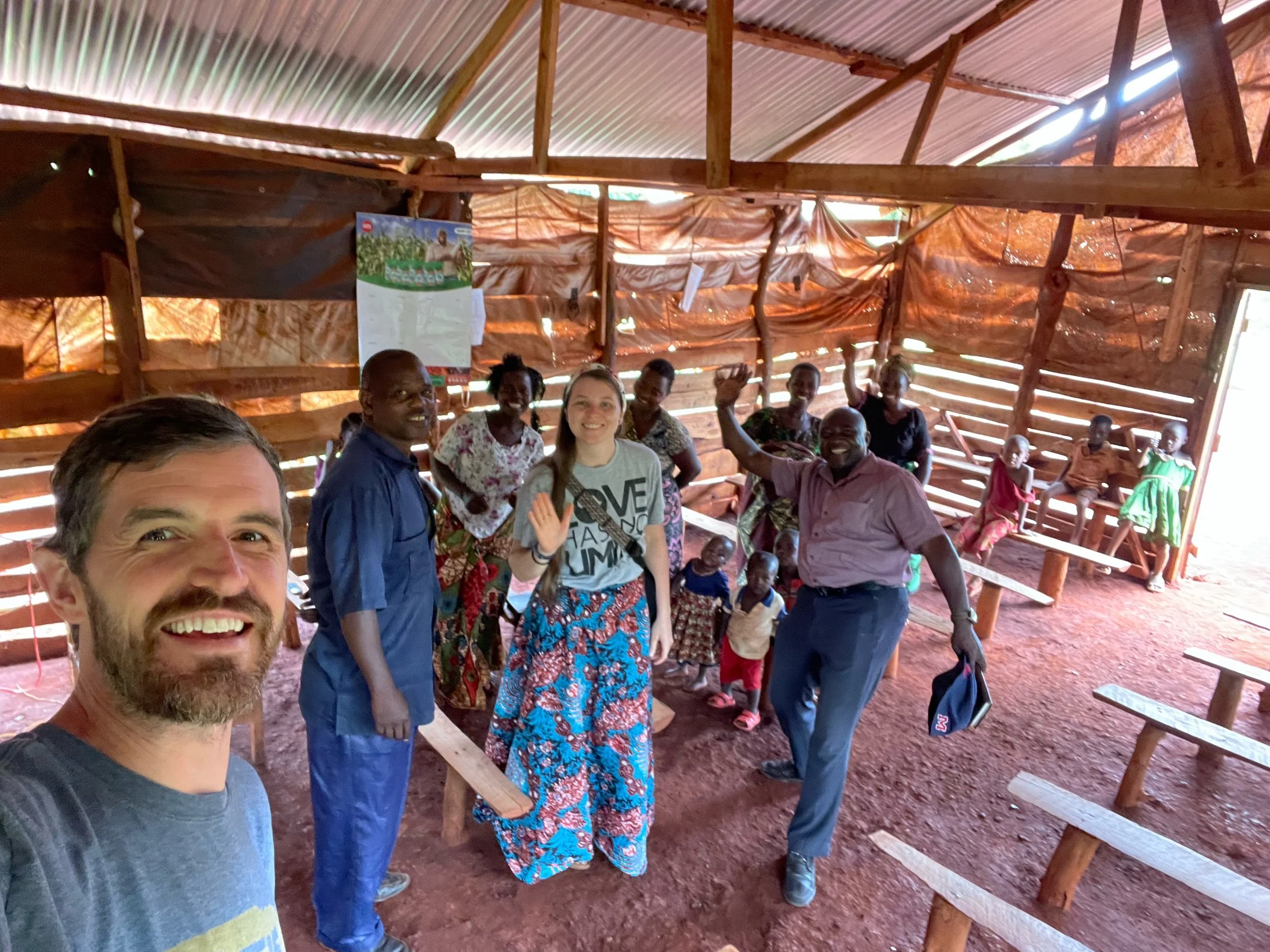 Meeting with a small church in Kasulu
